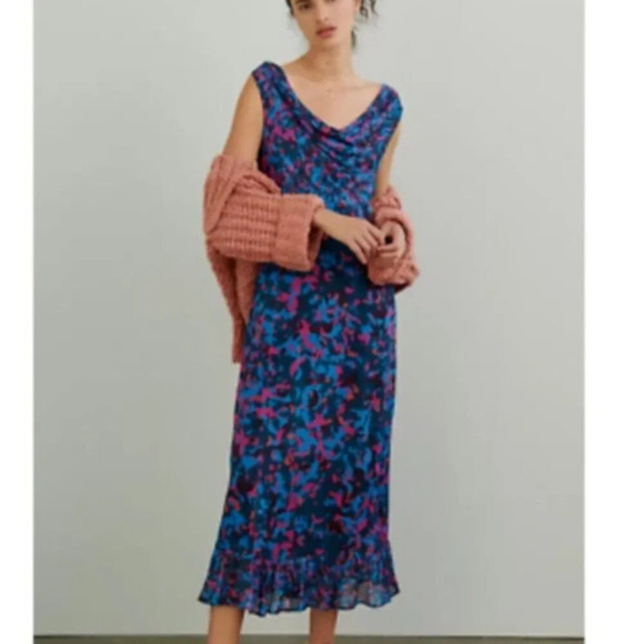 Conditions Apply Anthro Alisandra Maxi Dress size 14 - Picture 1 of 9